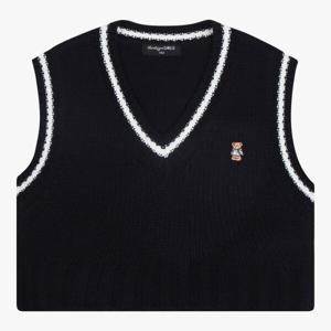 [더데이걸]크롭 스웨터 조끼TGVK24102