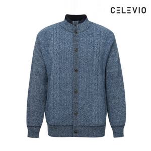 [잭필드][셀레비오]가디언 니트가디건_블루_