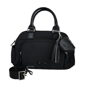 [에스콰이아]24SS 신상 뉴 경량 데일리 가로형 수납 원단 토트 크로스백 EODSHB876BK