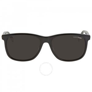 몽블랑 그레이 스퀘어 남성용 선글라스 MB0013S 001 56