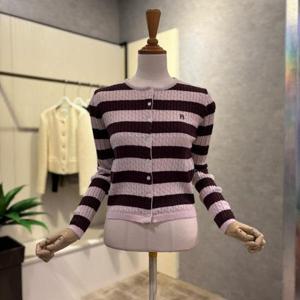 [ab.f.z]AOZ5HY34G_크롭 투톤 배색 꽈베기 가디건