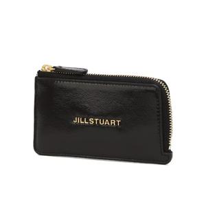 [질스튜어트] 블랙 로고장식 소가죽 슬림형 카드지갑 JAWA5E320BK