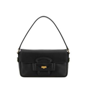 미우미우 여성 블랙 가죽 바게트 숄더백 5BD270ACRM F0002