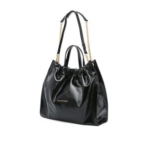 [질스튜어트ACC] JABA5E140 [코코체인] 블랙 골드 장식 드로우스트링 체인 숄더백 L (노트북수납가능)