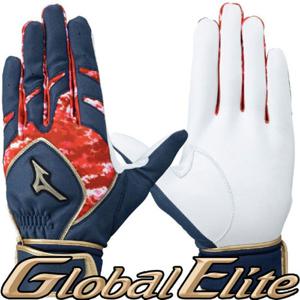 [미즈노]미즈노 야구 글로벌 엘리트 배팅장갑 [곤적] 1EJEA27014