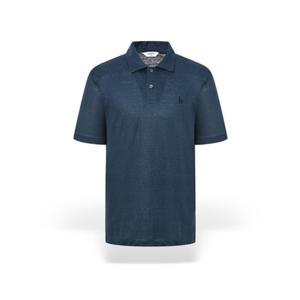 [헤지스] 남성 멜란지 린넨 카라 반팔티셔츠 HZTS5B409T2