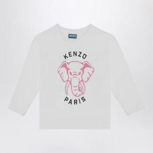 KENZO 로고가 있는 흰색 코튼 티셔츠 K60706-BCOXHKENZO-10P