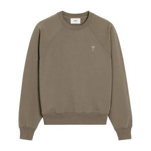 아미 하트 로고 맨투맨 스모크그레이 USW074 747 0953