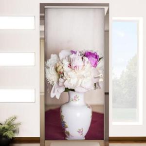 아트박스/꾸밈 ac899-재물의모란꽃병_현관문시트지