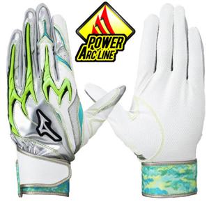 [미즈노]미즈노 야구 파워 아크 배팅장갑 [실라] 1EJEA55237SR D