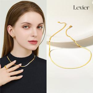 르비에 24K순금 스네이크 목걸이