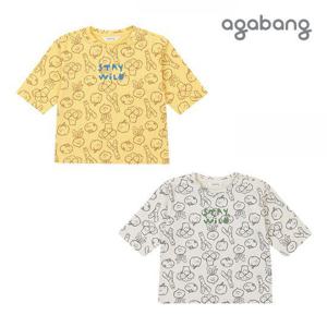 [아가방]러브칠부채소티셔츠(IVORY,YELLOW)_01P551002