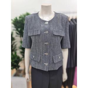 아니베 F 세이브존06 쿨 크롭 린넨 면 재킷 A55WJK5J20