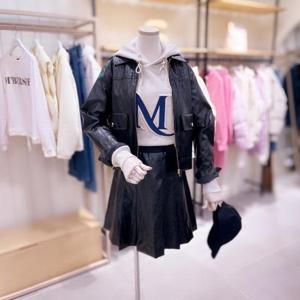 [시에로]SJ3LTF01M_투포켓 스탠카라 페이크레더 자켓