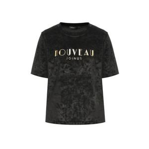 [조이너스][조이너스]벨벳 로고 티셔츠-JF23TT1101436C