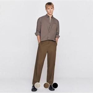 [지오다노]남성 가을 와이드 치노 팬츠 면바지 115921