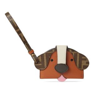 펜디 도그 페이스 가죽 카드 지갑 8M0526 AYIZF1LE7