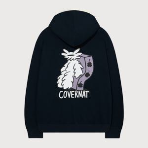 [커버낫]커버낫 X 하이다나 플러피독 후드집업 네이비 CO2503HZC