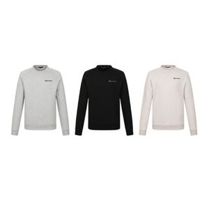 테일러메이드  2025 F W 남성 베이직 맨투맨 티셔츠 TMTRO3742-199(블랙) 514(오트밀)193(그레이)