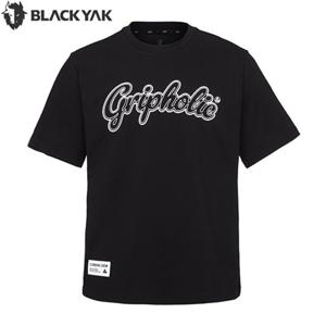 블랙야크 남여공용 클라이밍 볼더링 티셔츠 클라이밍 그립홀릭 라운드 반팔티3 1BYRTFU901BK