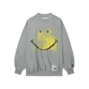 메종미하라야스히로 스마일 페이스 스웨트셔츠 K15PO722