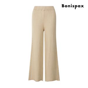보니스팍스  플레어 니트 와이드 팬츠 (XP9PT011M0)