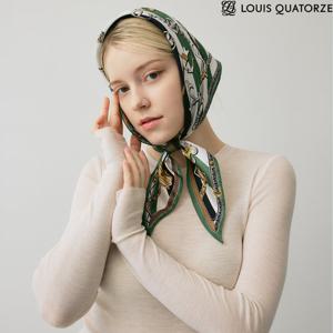 [루이까또즈(스카프)]루이스바로크 실크 마름모 스카프 2ESD053