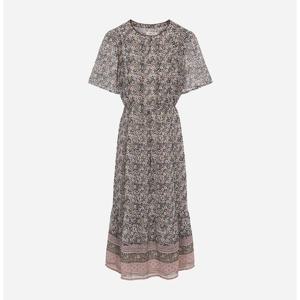 [써스데이아일랜드]프릴 포인트 보더믹스 원피스 T256MOP160W