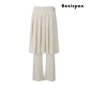 보니스팍스  플리츠 레이어드 스커트 팬츠 (XP9PT017M0)
