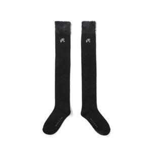 [말본]말본골프양말 CQK M4442PSC24BLK 울 오버 니삭스 BLACK (W