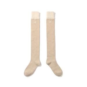 [말본]말본골프양말 CQK M4442PSC24BEI 울 오버 니삭스 BEIGE (W