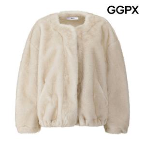 GGPX  노카라 페이크 퍼 자켓 (GPAJK009F)