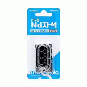 부품 마그피아 DIY용 ND자석 원형  12x3T 원형자석/(MND-12-03 8개입)
