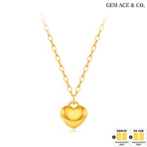 제메이스 24K순금 골든 하트 목걸이+24K순금 골드바 2종
