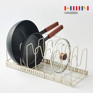 한샘 주방정리용품 SOK 마일드 확장형 후라이팬 정리대