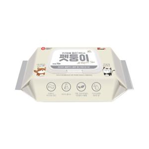 펫모닝 펫둥이 올바디펫티슈 70매
