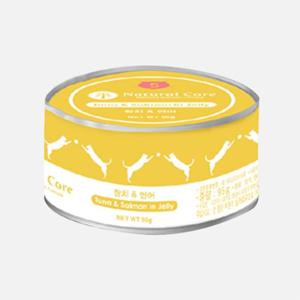 네츄럴코어 고양이캔 참치&연어 95g 고양이 간식