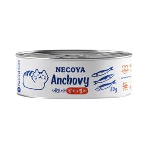 네츄럴코어 네코야 참치&멸치 캔 80g 고양이 간식