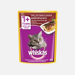 위스카스 구운 고등어 파우치 80g