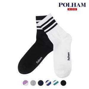 [폴햄키즈][폴햄키즈] 시그니처 공용 2PACK 레귤러 삭스_PKD5AY3