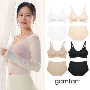 감탄브라 25FW 퓨징 브라팬티 4세트(베이직)