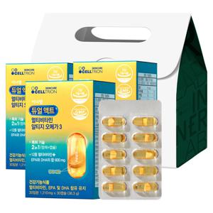 [셀트리온 이너랩] 듀얼액트 멀티비타민 오메가3(90C) 선물세트