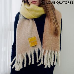 [루이까또즈(스카프)](2DHW811YE) 모헤어 머플러 그린란드 옐로우