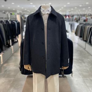 [지오지아]울캐시미어 혼방 체스터 하프 코트_ABE4CG1102_CGR_DG