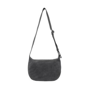 코스 크로스바디 새들백 스웨이드 블랙 1215968001