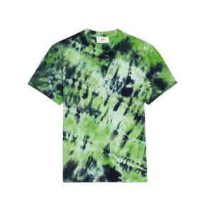 아미 타이다이 코튼 저지 티셔츠 그린 화이트   22SS E22UTS008-728-301