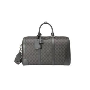 구찌 사보이 스몰 더플백 그레이 블랙 슈프림 724642-UULHK-8576