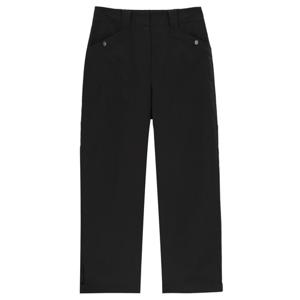 [뷰어]여성 백밴딩 아웃포켓 세미 배기핏 팬츠 ZNPTP406_BK