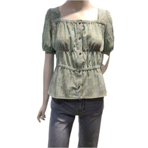 [숲]셔링 반팔 블라우스(SB5SS3C)