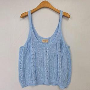 빅사이즈 506 꽈배기꼬임조끼뷔스티에 DRMU781